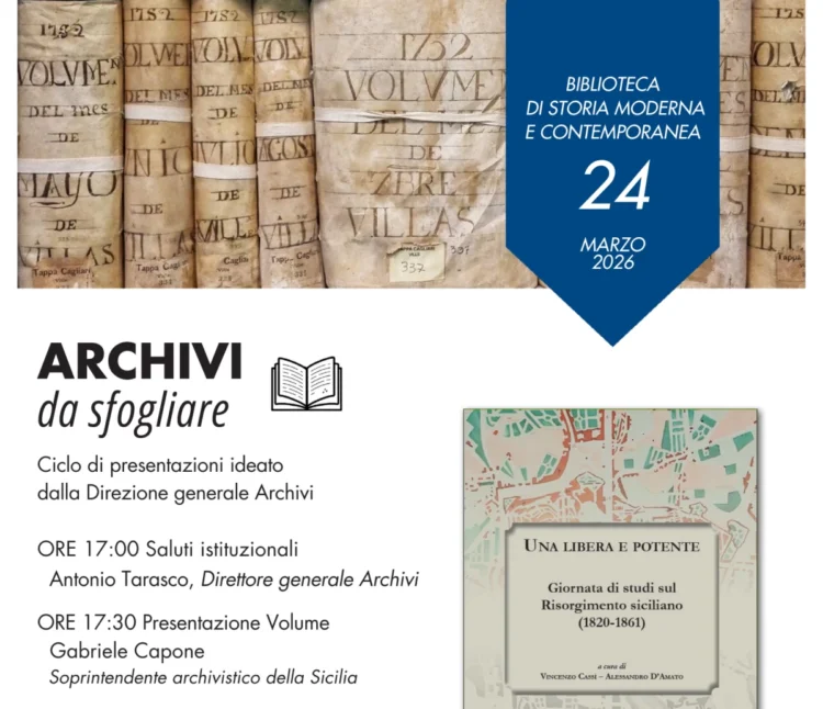 Antico volume di studi sul Risorgimento siciliano