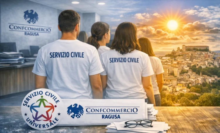 Giovani volontari del Servizio civile universale Comuni da Vivere durante un incontro formativo a Ragusa