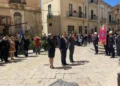 Celebrazioni del 25 aprile a Scicli lungo via Mormina Penna