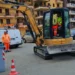 Tecnici al lavoro per riparare il blackout nell'area Le Masserie a Ragusa