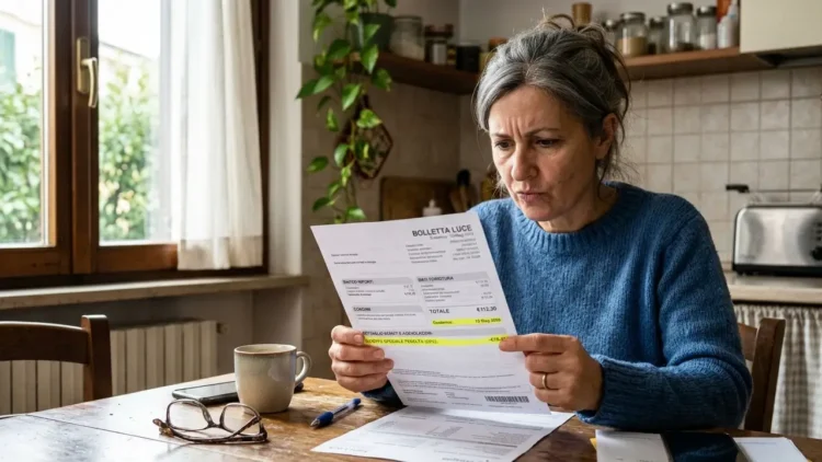 bonus bollette 115 euro visibile in fattura elettrica