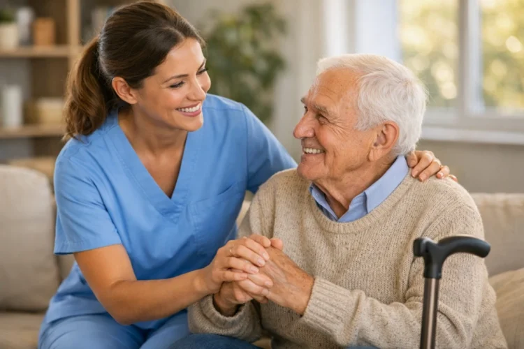 Collaboratrice domestica al lavoro in una casa, beneficiaria del bonus colf e badanti 1.200 euro per il 2026.