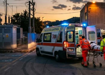 Incidente sul lavoro Caltanissetta: operaio folgorato su cabina elettrica trasportato in ospedale