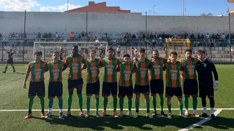 Esultanza del San Gregorio dopo la vittoria contro il Comiso nella finale play-off.