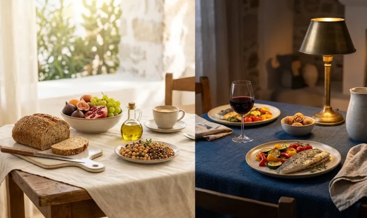 La nuova piramide 3D della dieta mediterranea distingue gli alimenti consigliati al mattino da quelli della sera in base ai ritmi circadiani