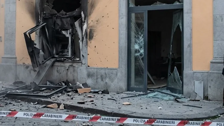 Grave esplosione bancomat a Melilli: ordigno distrugge la filiale e danneggia abitazioni