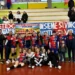 Giocatrici dell'ASD Giarratana Volley durante una gara di Serie D