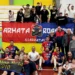 Giocatori di pallavolo durante una fase decisiva dei playoff di Serie C
