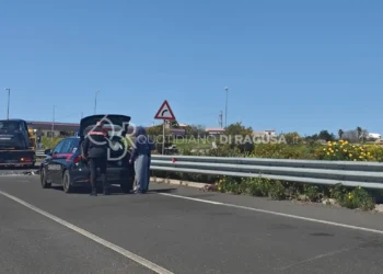 Intervento dei Carabinieri per incidente stradale sulla Modica-Pozzallo.