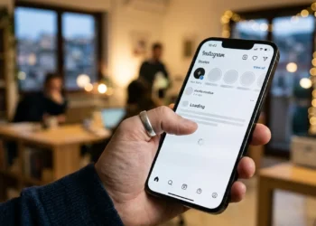 Schermata di Instagram con errore nel caricamento delle Storie