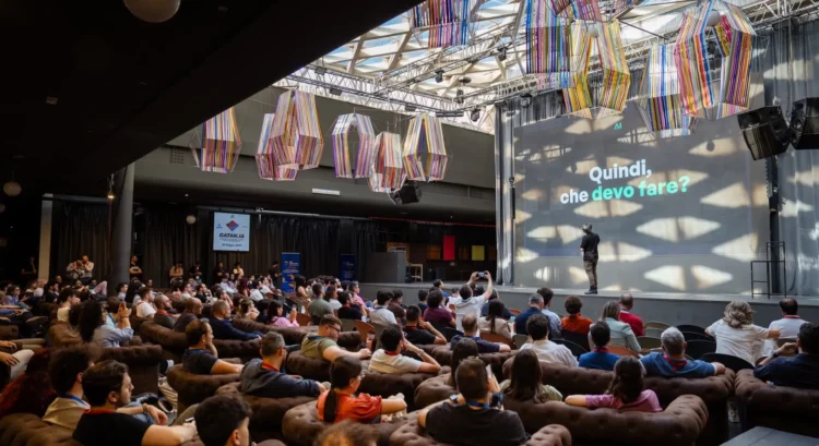 Studenti e professionisti lavorano con l'Intelligenza Artificiale a Catania