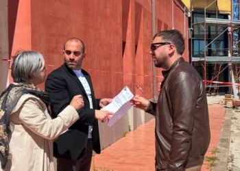 Cantiere per il potenziamento del Centro per l’impiego di Modica in contrada Michelica.