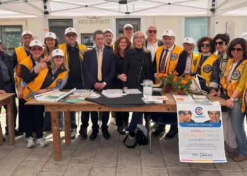Gazebi per gli screening sanitari gratuiti durante il Lions Day 2026 a Vittoria
