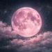 La splendida luna rosa aprile 2026 brilla nel cielo notturno