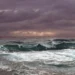 maltempo di aprile 2026 con mare agitato, onde alte e cielo tempestoso causato dal vortice ciclonico nord-africano