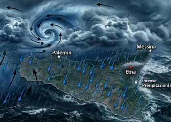 Maltempo Sicilia domani 2 aprile 2026: ultimi rovesci del ciclone Erminio prima del miglioramento pasquale