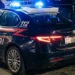Pattuglia dei Carabinieri in servizio notturno al porto di Marina di Ragusa.