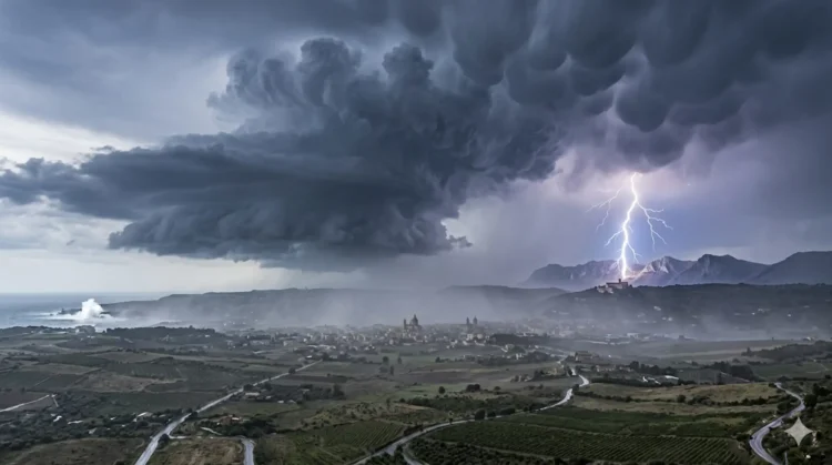 Nubi temporalesche imponenti in arrivo sull'Italia per la nuova settimana meteo