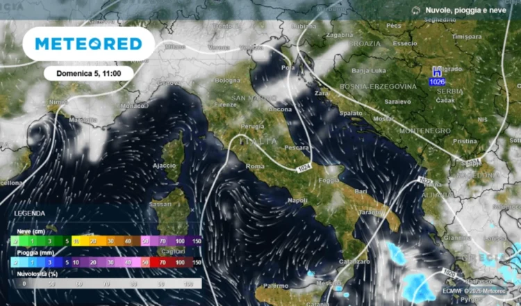 Mappa meteo Pasqua e Pasquetta con icone di sole e nuvole su tutta l'Italia per illustrare le previsioni 2026