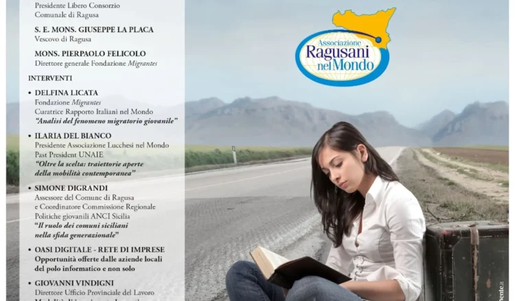 Il 16 maggio a Ragusa si parla di migrazione giovanile. Analisi, testimonianze e proposte per trattenere i talenti nel territorio ibleo