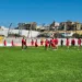 Giocatori del Modica Calcio durante una sessione di allenamento agli ordini di mister Raciti.