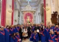 Il coro Modica Gospel Academy durante la messa di San Giorgio al Duomo di Modica