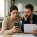 Famiglia controlla l'importo dell'Assegno Unico sul cellulare