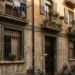 FOTO REPERTORIO - Palazzo residenziale nel quartiere Pilastro di Bologna con finestra aperta al secondo piano, luogo della caduta del bambino di 18 mesi