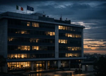 Edifici pubblici con luci ridotte per il risparmio energetico nazionale 2026.