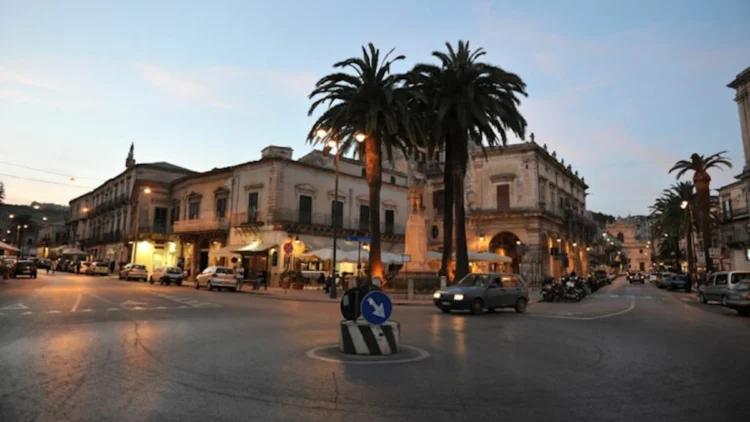 Veduta aerea della città di Modica interessata dal nuovo Piano Urbanistico Generale