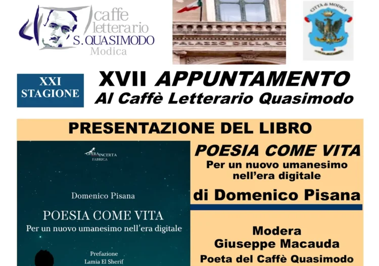 Presentazione del saggio di Domenico Pisana a Modica presso il Palazzo della Cultura