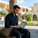 Studente universitario siciliano consulta le opportunità del bando prestiti d'onore.