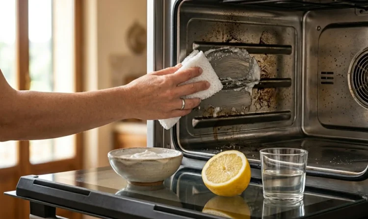 Come pulire il forno incrostato con pasta di bicarbonato e spugna: metodo naturale senza prodotti chimici