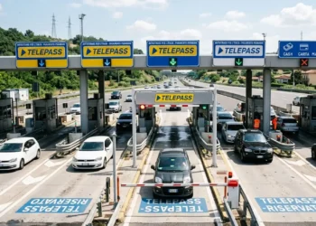 Le barriere autostradali sono considerate parte del tratto veloce: qui la retromarcia è severamente vietata