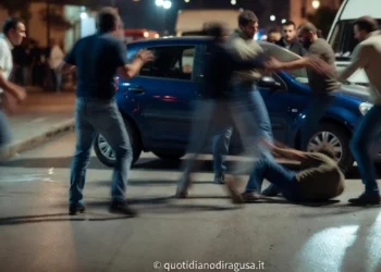 Rissa a Pozzallo in Piazza Rimembranza: giovane tunisino aggredito da due uomini del posto