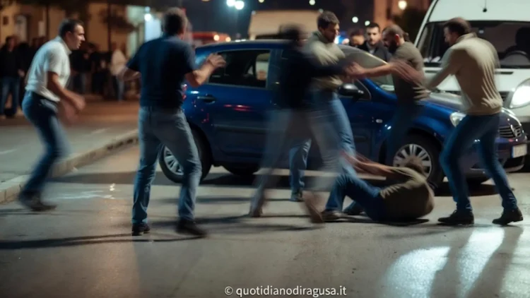 Rissa a Pozzallo in Piazza Rimembranza: giovane tunisino aggredito da due uomini del posto