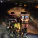 Vigili del Fuoco impegnati nel soccorso a Comiso in una zona impervia durante la notte
