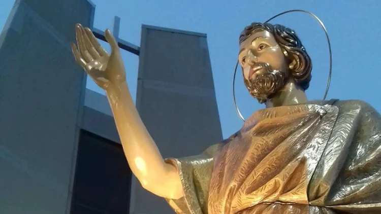 Chiesa di San Giuseppe Artigiano a Ragusa durante i festeggiamenti
