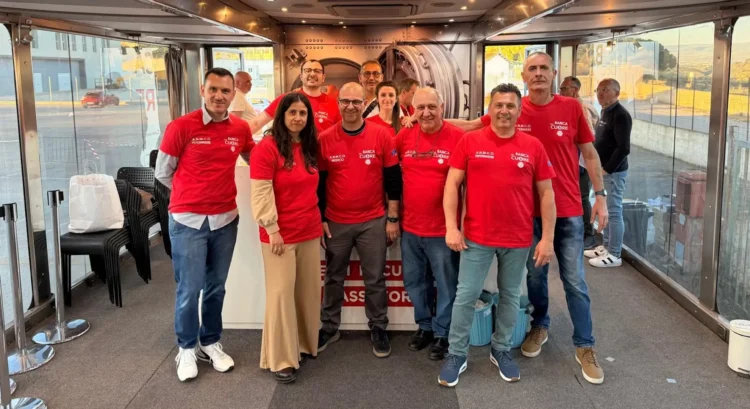 Unità mobile per gli screening cardiovascolari Banca del Cuore a Vittoria