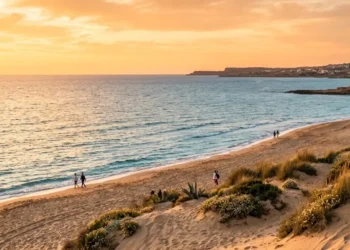 Panorama della spiaggia di Sampieri con la Fornace Penna, tra le spiagge più belle provincia Ragusa 2026