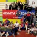 Giocatori della squadra maschile del Giarratana Volley dopo la vittoria contro Catania