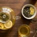 Infusione di erbe naturali e zenzero per il benessere e il dimagrimento