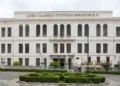 Facciata esterna del liceo classico Vittorio Emanuele II a Palermo
