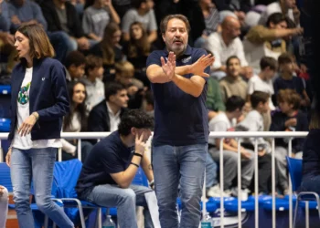 Azione di gioco della Virtus Ragusa durante una partita casalinga al PalaPadua