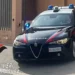 Auto dei Carabinieri durante un controllo stradale a Vittoria