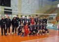 Attacco vincente della Volley Modica Next Gen durante il quarto di finale regionale contro Pedara
