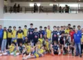 Azione di gioco tra Volley Gibellina e Volley Modica Nextgen nei play-off di Serie C.