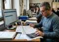 Lavoratore consulta le nuove soglie INPS per l’assegno nucleo familiare 2026