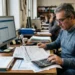 Lavoratore consulta le nuove soglie INPS per l’assegno nucleo familiare 2026