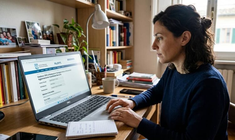 Accesso online INPS per sbloccare assegno unico bloccato con IBAN